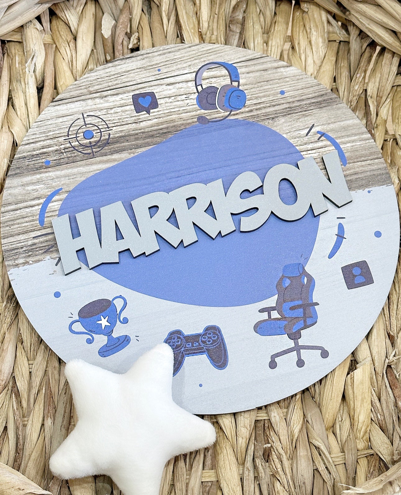 Gaming Printed Plaque