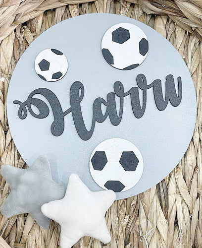 Footie Plaque - Cute as a Button by Laura