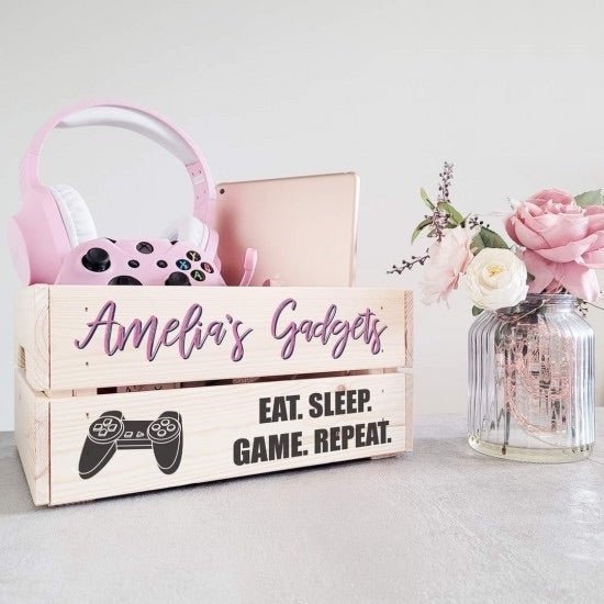 Gamer Girl Crate - Cute as a Button by Laura