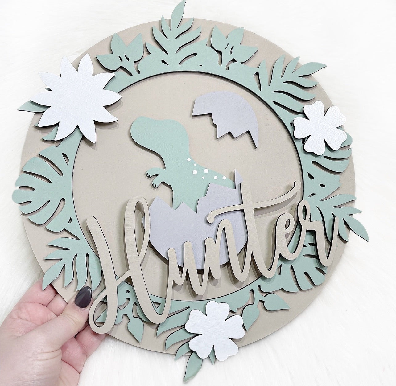 Dino Egg Plaque