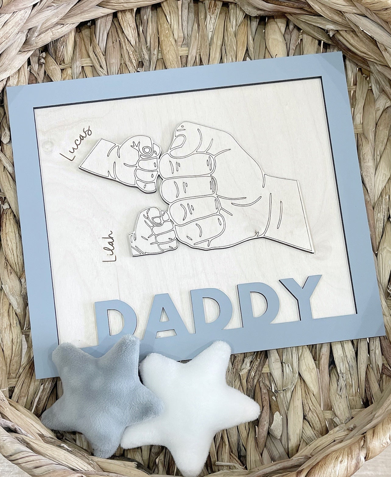 Daddy Fist Pump Plaque