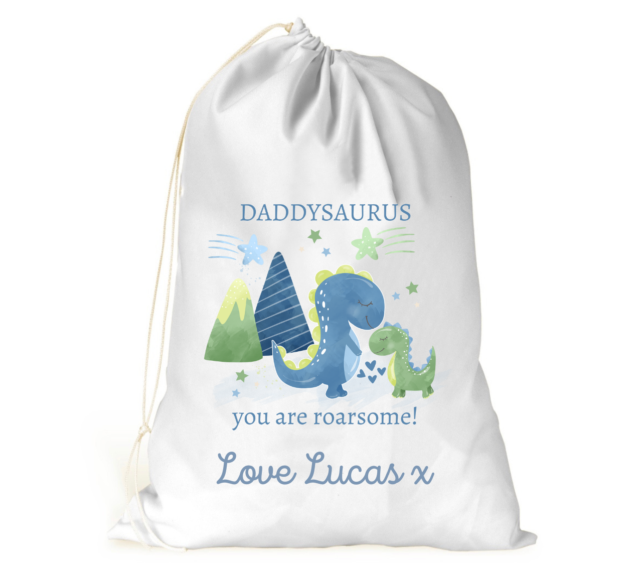 Dinosaur Daddy Gift Sack