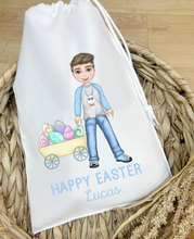 Load image into Gallery viewer, Easter Bunny Boy Drawstring Sack
