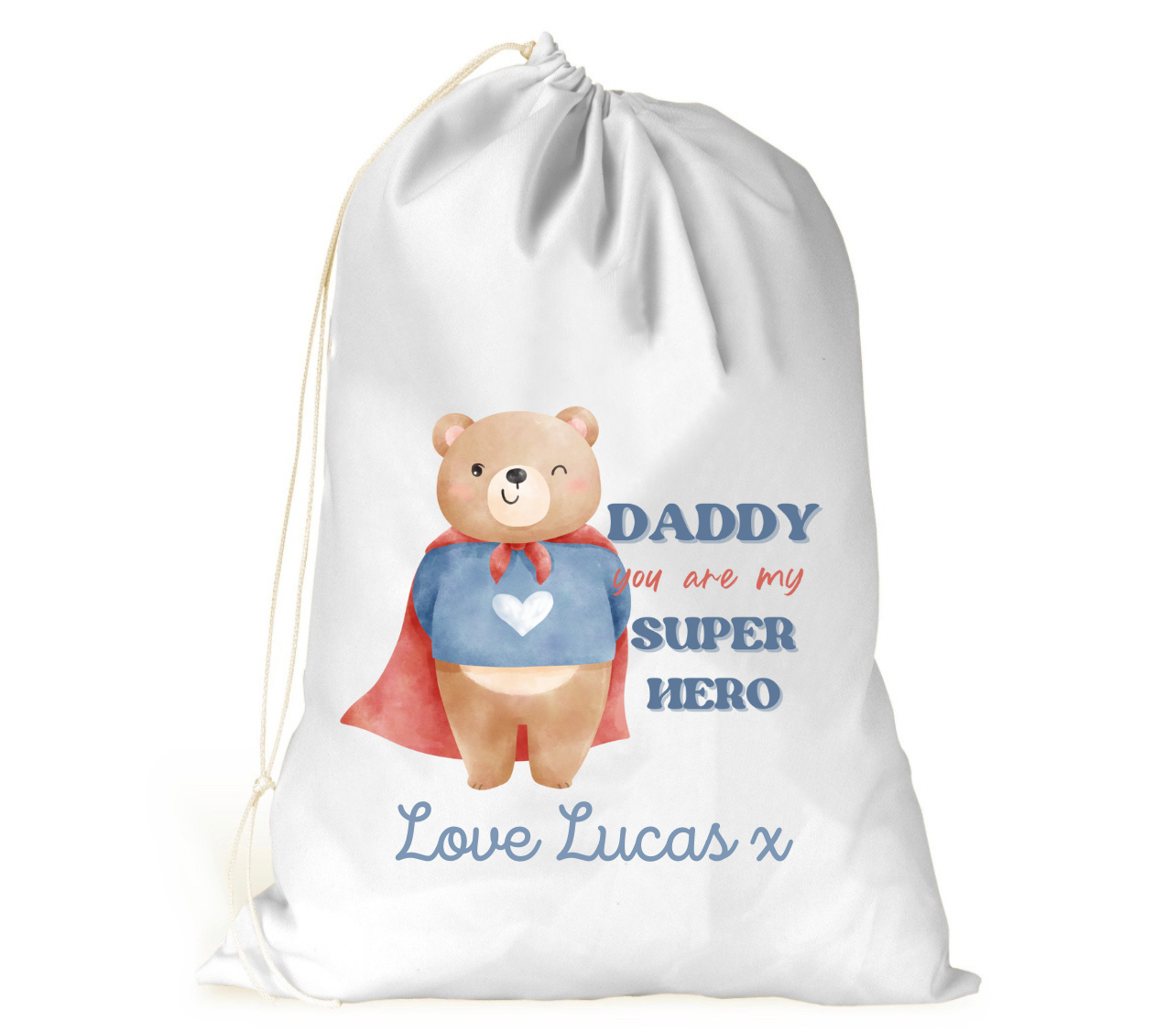 Superhero Daddy Gift Sack