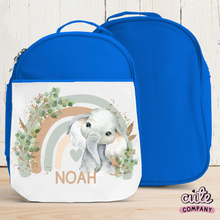 Load image into Gallery viewer, Boys Rainbow Animals Lunch Bag
