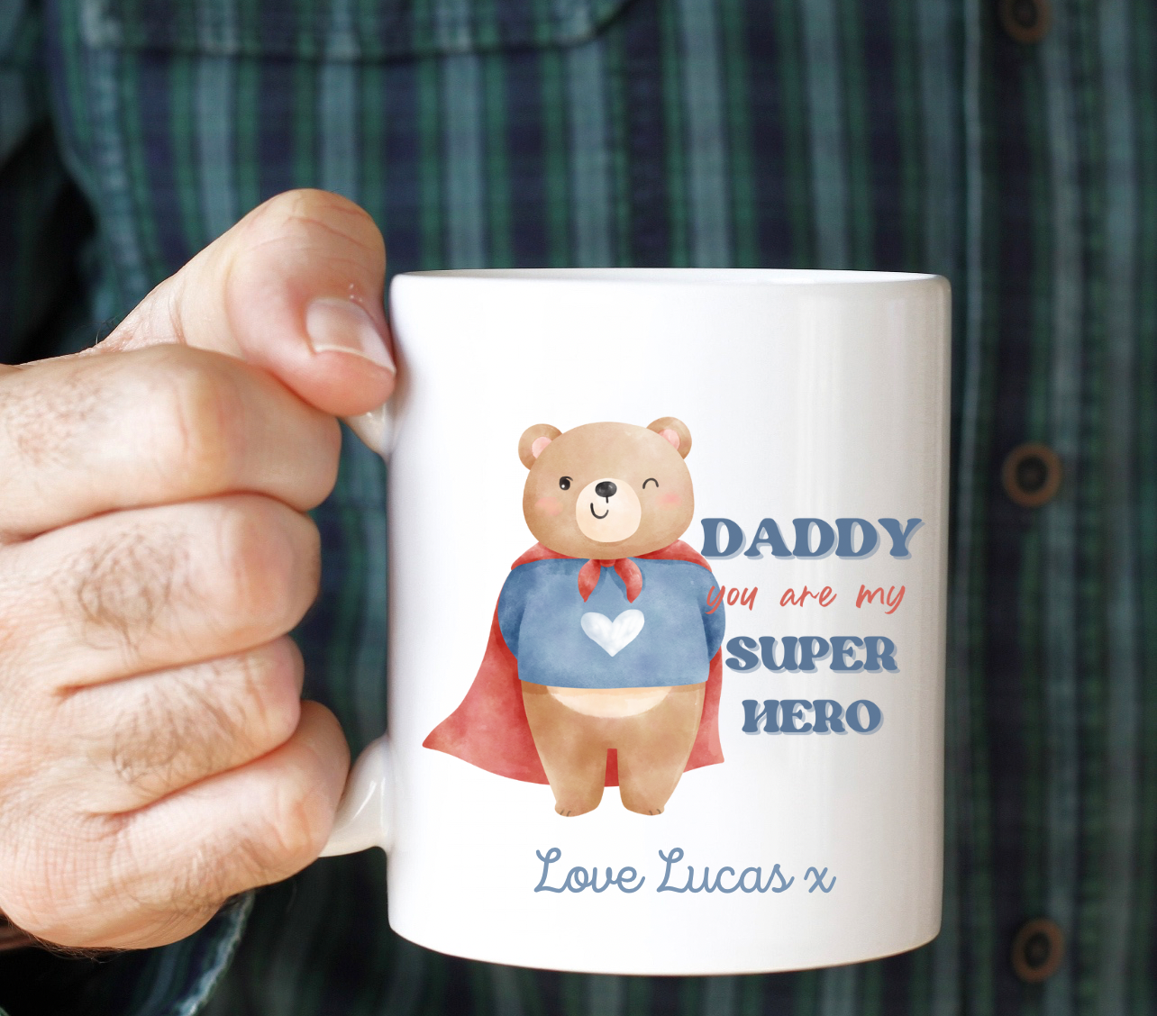 Superhero Daddy Mug