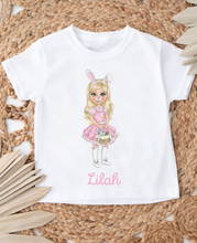 Load image into Gallery viewer, Easter Bunny Girl Tee
