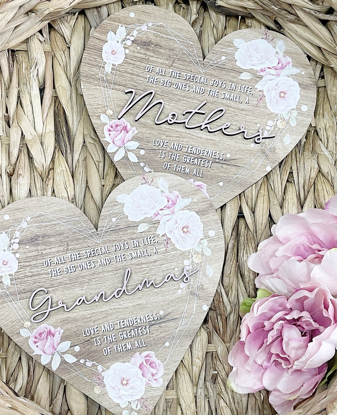 Heart Shaped Mother’s Day Plaque