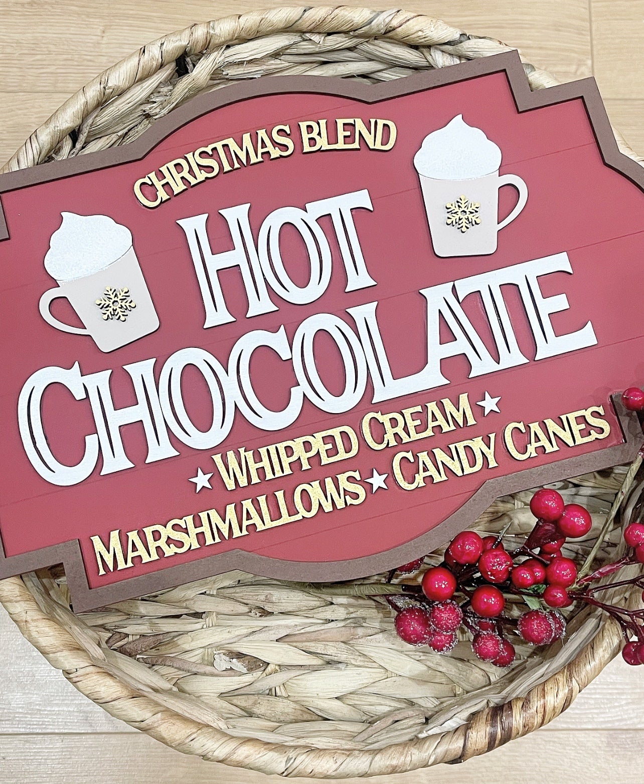 Hot Chocolate Plaque