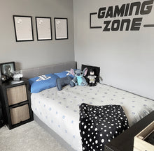 Load image into Gallery viewer, Large Gaming Zone Wall Words - Cute as a Button by Laura
