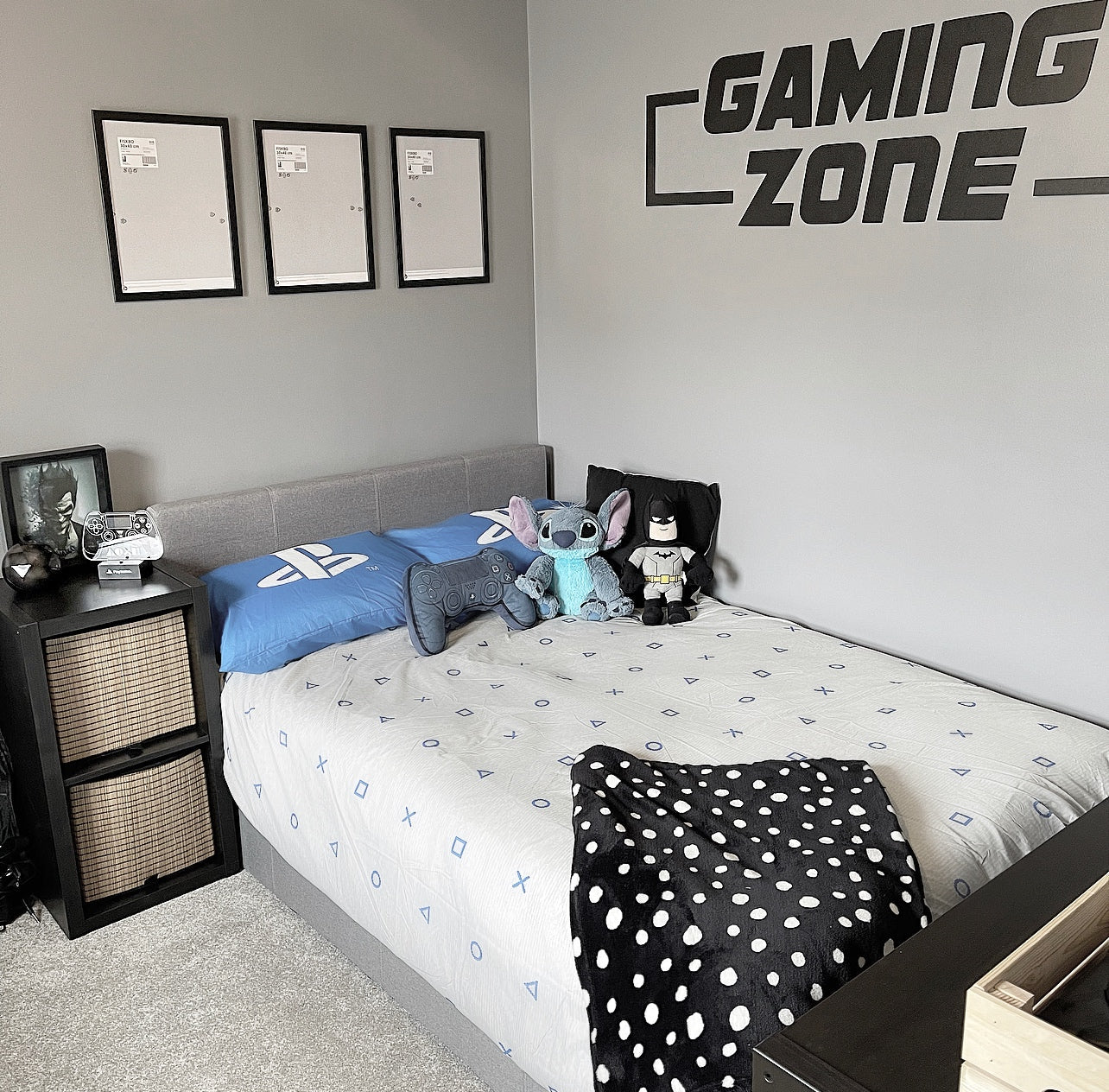 Large Gaming Zone Wall Words - Cute as a Button by Laura