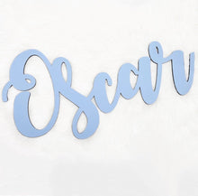 Load image into Gallery viewer, Large Scripted Wall Name - Cute as a Button by Laura

