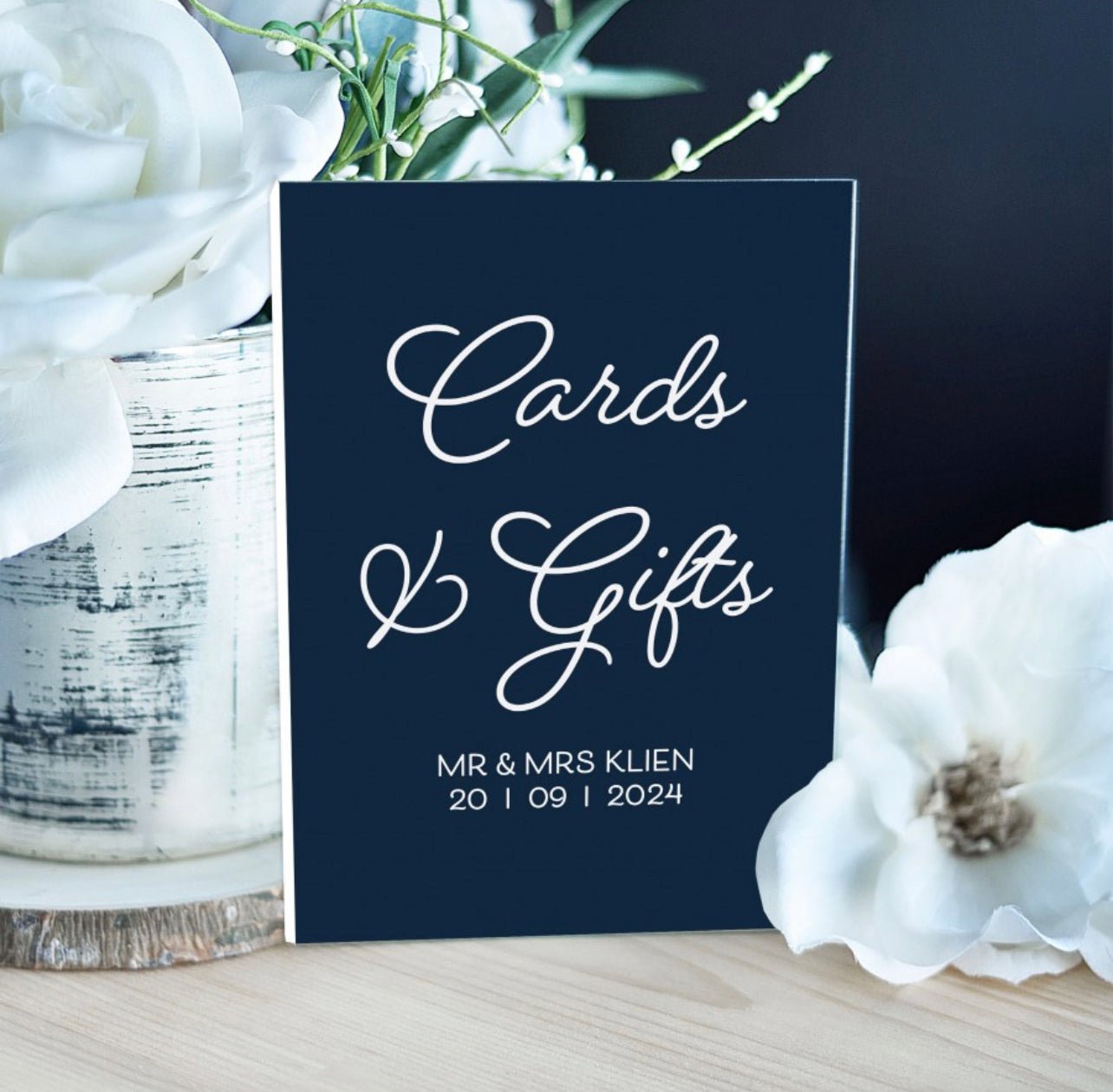 Muted Matte Cards & Gifts Sign - Cute as a Button by Laura
