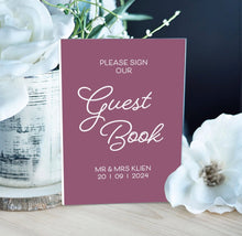 Load image into Gallery viewer, Muted Matte Guest Book Sign - Cute as a Button by Laura
