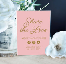 Load image into Gallery viewer, Muted Matte Socials Hashtag Sign - Cute as a Button by Laura
