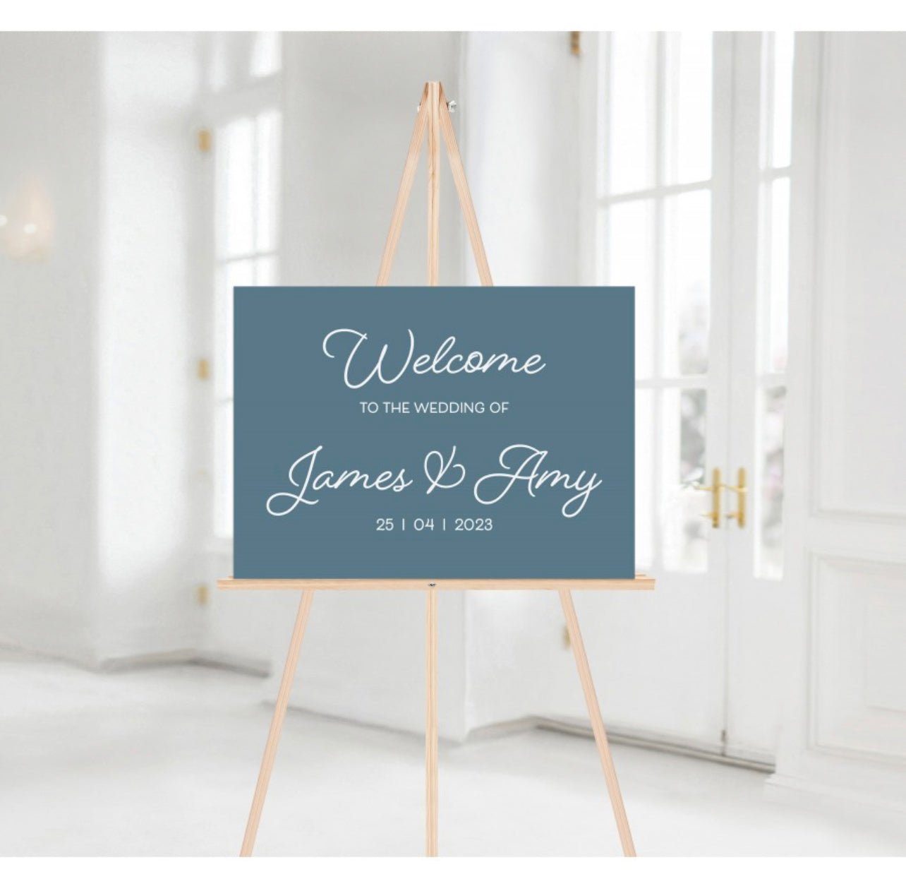 Muted Matte Welcome Sign - Cute as a Button by Laura