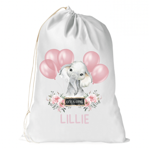 New Baby Girl Sack - Cute as a Button by Laura