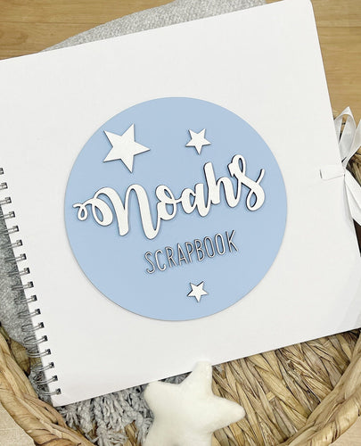 Personalised Scrapbook - Cute as a Button by Laura