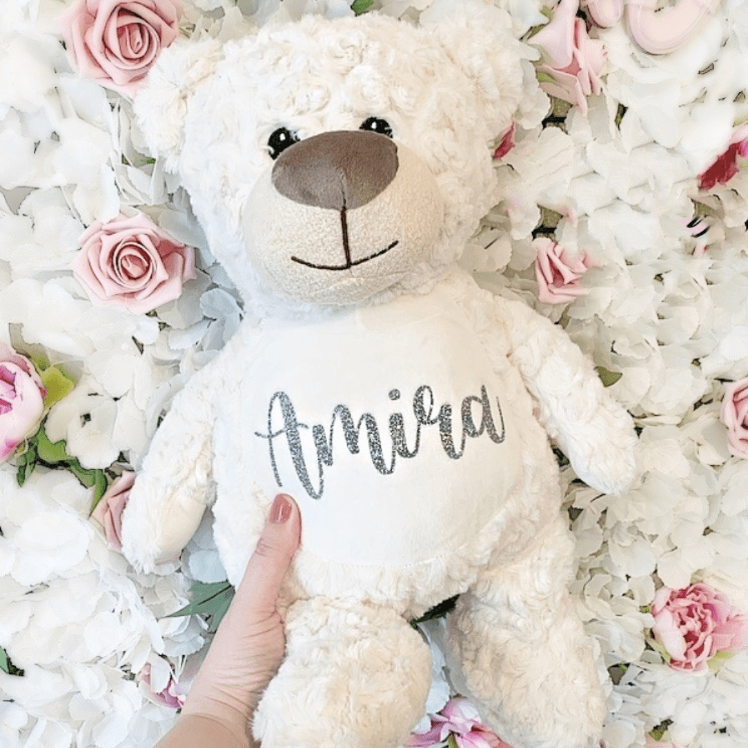 Personalised Tummi Bear - Cute as a Button by Laura