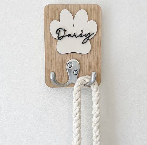 Pet Lead Hanger - Cute as a Button by Laura