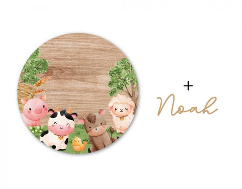 PRE ORDER Cute Farm Plaque - Cute as a Button by Laura