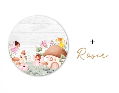 PRE ORDER Fairies Plaque - Cute as a Button by Laura