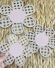 Load image into Gallery viewer, Rattan Daisies - Cute as a Button by Laura
