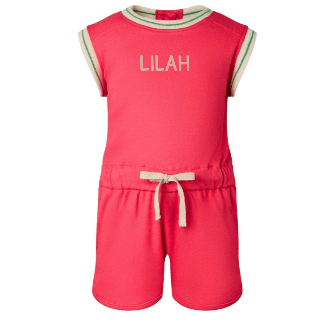 Retro Summer Playsuit x2 Colours - Cute as a Button by Laura