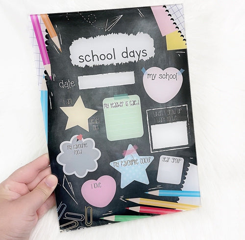 School Year Photo Prop Plaque - Cute as a Button by Laura