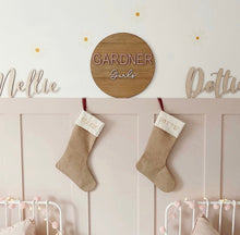 Load image into Gallery viewer, Scripted Wall Name - Cute as a Button by Laura
