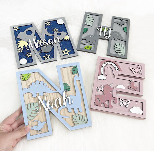 Themed Letters - Cute as a Button by Laura