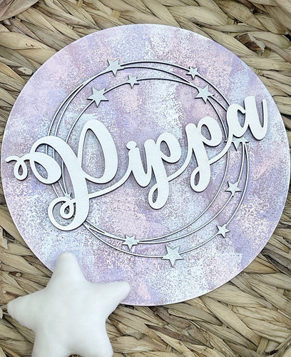 Unicorn Skies Plaque - Cute as a Button by Laura